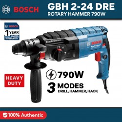 Bosch GBH 2-24 DRE Heavy Duty Rotary Hammer 3-Modes 790W (06112721L0)