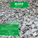 Blasted Rock Stone Block 6" x 9" (BKT) Blasted Rock Stone Block 6" x 9" (BKT)