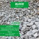 Blasted Rock Stone Block 6" x 9" (LOAD-6W)