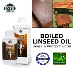 Home Store Boiled Linseed Oil Seals & Protects Wood 500ML/1L