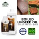 Home Store Boiled Linseed Oil Seals & Protects Wood 500ML/1L