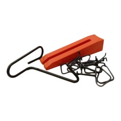 Tile Levelling System Handy Kit 200PCS Steel Wire Hook + 200PCS Plastic Wedge + 2PCS Steel Wire Puller 