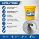 Sika Fastplug 102 Ultra Fast Setting Compound For Stopping Water Leaks 5KG (PAIL) Sika Fastplug 102 Ultra Fast Setting Compound For Stopping Water Leaks 5KG (PAIL)