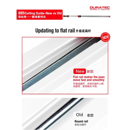 Duratec 885 Wide Track Wood Cutting Guide 24"