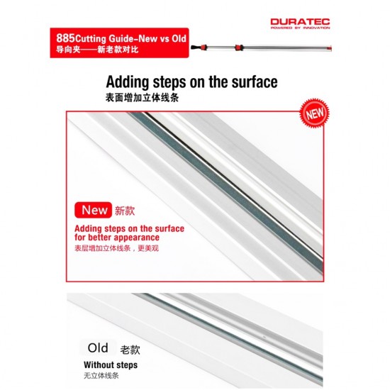 Duratec 885 Wide Track Wood Cutting Guide 24"