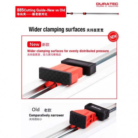 Duratec 885 Wide Track Wood Cutting Guide 24"