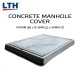 LTH MC1824 Manhole Concrete Cover 610MM (L) x 470MM (W) x 45MM (T)