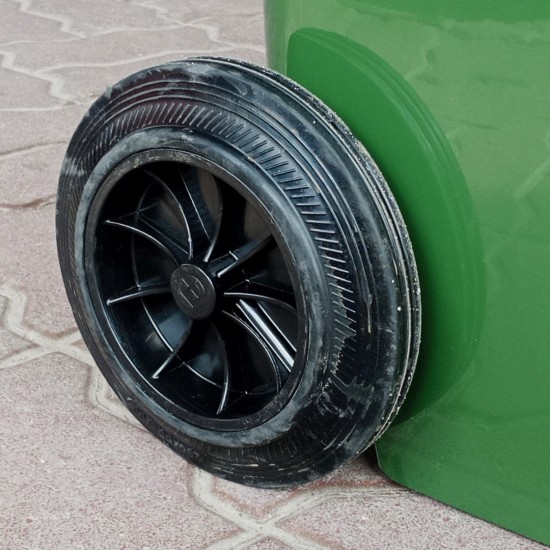 Wheel Bin Green Garbage Bin Dust Bin Waste Bin (Tong Sampah Hijau Beroda) 120L Wheel Bin Green Garbage Bin Dust Bin Waste Bin (Tong Sampah Hijau Beroda) 120L