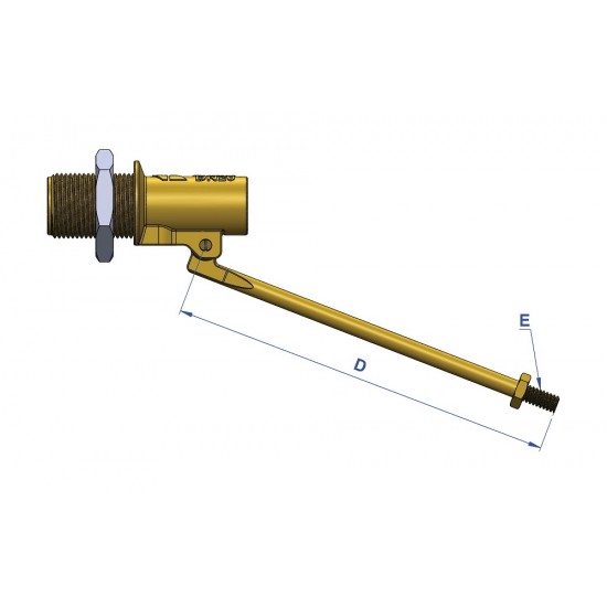 GKM Brass Ball Float Valve (Light Duty) 3/4" GKM Brass Ball Float Valve (Light Duty) 3/4"