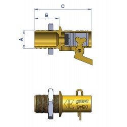 GKM Brass Ball Float Valve (Light Duty) 3/4"