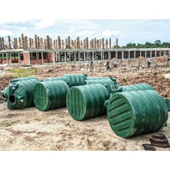 Weida P6 Ecosept Vertical PE Septic Tank 1420MM (DIA) x 1660MM (H) 2000L