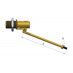 GKM Brass Ball Float Valve (Light Duty) 1"
