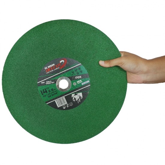 Deecut DC35528 Cutting Disc 14" 355MM (D) x 2.8MM (T) x 25.4MM (AS) - Green