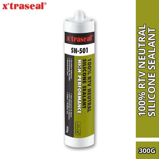 X'traseal SN-501 100% RTV Neutral Silicone Sealant High-Performance 290G (CLEAR) X'traseal SN-501 100% RTV Neutral Silicone Sealant High-Performance 290G (CLEAR)
