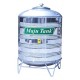 Maju Tank MR300 Vertical Round Bottom With "V" Stand Stainless Steel Water Tank 3000L/670G Maju Tank MR300 Vertical Round Bottom With "V" Stand Stainless Steel Water Tank 3000L/670G