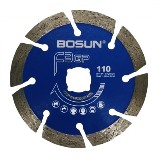 Bosun F3GP Diamond Wheel General Purpose 4'' 110MM (D) x 1.8MM (T) x 20MM (AS)