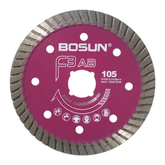 Bosun F3AB Diamond Wheel General Purpose 4" 105MM (D) x 2MM (T) x 20MM (AS)