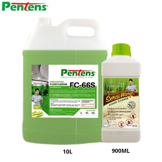 Pentens FC-66S Floor Cleaner-Serai Wangi 900ML (15 BTL/CARTON) Pentens FC-66S Floor Cleaner-Serai Wangi 900ML (15 BTL/CARTON)