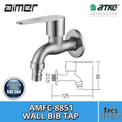 Aimer AMFC-8851 Stainless Steel Wall Bib Tap