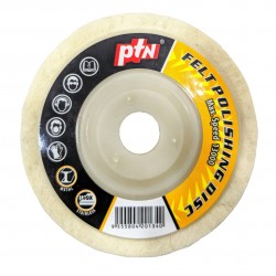 PTN Felt Polishing Disc 4" 100MM (D) x 13MM (T) x 16MM (BD) 