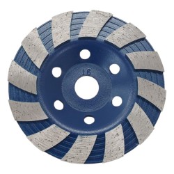 Bosun Gold Horse CNS04 Blue Diamond Cup Wheel 4" 105MM (D) x 6MM (T) x 16MM (BD)