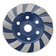 Bosun Gold Horse CNS04 Blue Diamond Cup Wheel 4" 105MM (D) x 6MM (T) x 16MM (BD) Bosun Gold Horse CNS04 Blue Diamond Cup Wheel 4" 105MM (D) x 6MM (T) x 16MM (BD)