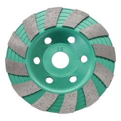 Bosun Gold Horse CNS04 Green Diamond Cup Wheel 4" 105MM (D) x 6MM (T) x 16MM (BD)