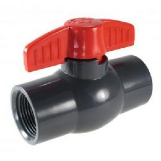 LD PVC Compact Ball Valve LD-828 1/2" DN16mm (Threaded End)