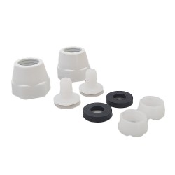 Techplas PVC Hose Fittings 1/2" BSP for Reinforced Hose (20SETS/PKT)