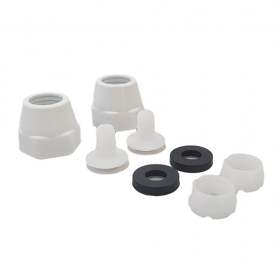 Techplas PVC Hose Fittings 1/2" BSP for Reinforced Hose (20SETS/PKT)