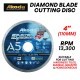 Akoda AS04-C110LG (A5) Diamond Blade Cutting Disc 4" 110MM (D) x 1.4MM (T) x 20MM (BD) Hard Tile Sharp