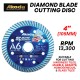Akoda AS04-TT105LB (A6) Diamond Blade Thin Turbo Cutting Disc 4" 105MM (D) x 1.4MM (T) x 20MM (BD) Akoda AS04-TT105LB (A6) Diamond Blade Thin Turbo Cutting Disc 4" 105MM (D) x 1.4MM (T) x 20MM (BD)