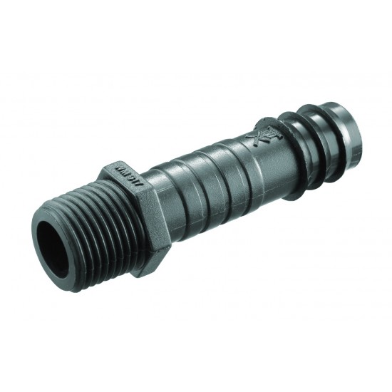 Irrigation Fittings WM304 Male Threaded Director 16MM x 1/2" (10PCS/PKT) Irrigation Fittings WM304 Male Threaded Director 16MM x 1/2" (10PCS/PKT)