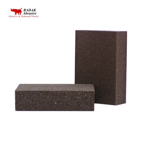 Badak BAB-A120 Sponge Abrasive Block 120 100MM (L) x 70MM (W) x 25MM (T)