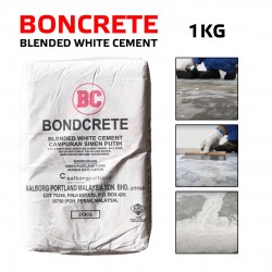 Bondcrete Blended White Cement/Simen Putih 1KG