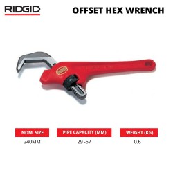 Ridgid E-110 Offset Hex Wrench 9 ½"