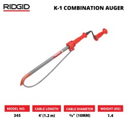 Ridgid K-1 Combination Auger