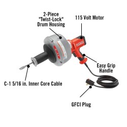 Ridgid K-45 Sink Machine