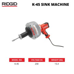 Ridgid K-45 Sink Machine