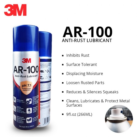 3M AR-100 Anti-Rust Lubricant 266ML 3M AR-100 Anti-Rust Lubricant 266ML