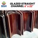 BSH Glazed Straight Channel 6" 150MM x 22'' 550MM BSH Glazed Straight Channel 6" 150MM x 22'' 550MM