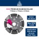 Uniwolf S500 Premium Diamond Blade Red Bricks/Granite/Roof Tiles Supreme Blade Cutting Disc 4"/115MM Uniwolf S500 Premium Diamond Blade Red Bricks/Granite/Roof Tiles Supreme Blade Cutting Disc 4"/115MM
