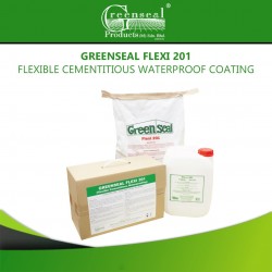 Greenseal Flexi 201 Flexible Cementitious Waterproof Coating 5KG (Part A: 3.5KG + Part B: 1.5KG)