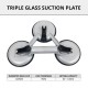 Triple Glass Suction Plate 120MM (D)
