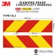 3M Diamond Grade Conspicuity Marking Red/Yellow Lorry Reflective Sticker 150MM (W) x 600MM (L) 3M Diamond Grade Conspicuity Marking Red/Yellow Lorry Reflective Sticker 150MM (W) x 600MM (L)