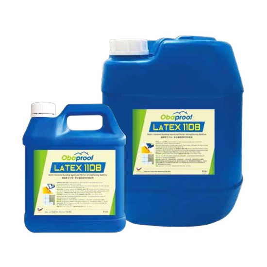 Obaproof Latex 1108 Water-Resistant Bonding Agent & Mortar-Strengthening Additive 4L