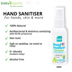 [Ready To Ship] Baby Organix Naturally Kinder Hand Sanitiser 60ML (3 BTLS)