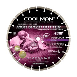 Coolman HS350P28 High Speed Laser Welded Blade Premium 350MM (14")