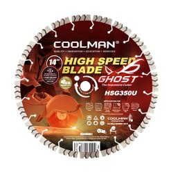 Coolman HSG350U High Speed Laser Welded Blade Supreme 350MM (14")