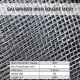 Galvanised Iron Square Mesh 4Mesh x 20G (WD) x 3' (W) x 80' (L) Galvanised Iron Square Mesh 4Mesh x 20G (WD) x 3' (W) x 80' (L)